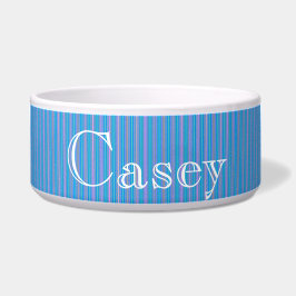 Tigela HAMbyWhiteGlove - Dog comida Bowl - Fine Aqua Stri