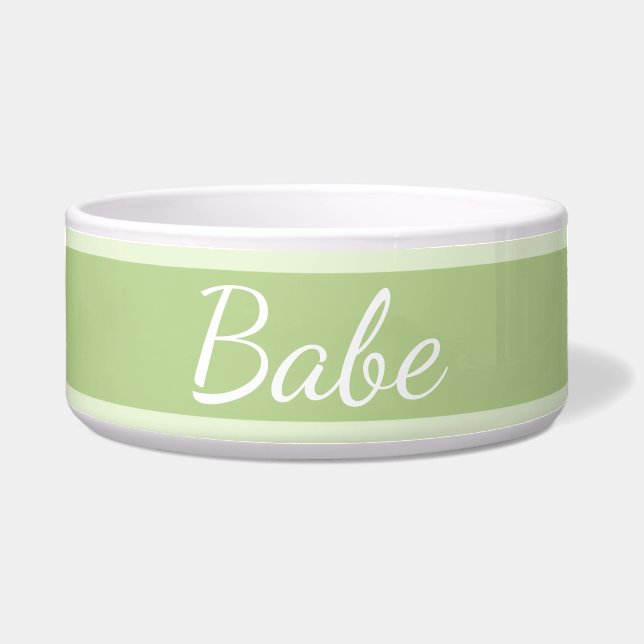 Tigela HAMbyWhiteGlove - Dog Comida Bowl - Limão leve (Frente)