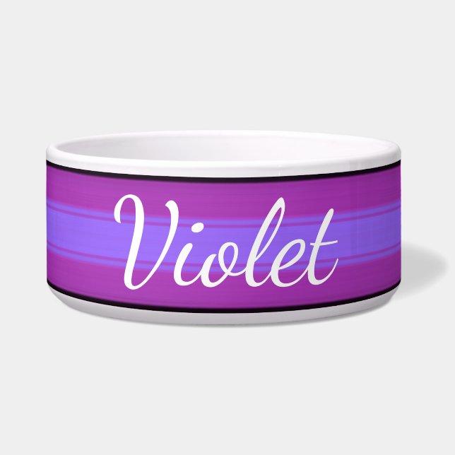 Tigela HAMbyWhiteGlove - Dog comida Bowl - Violet (Frente)