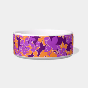 Tigela Hanalei Hawaiian Hibiscus Pet Bowls