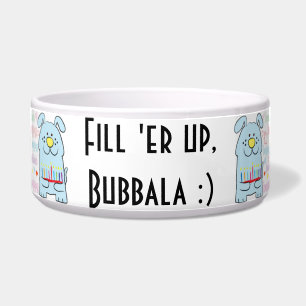 Tigela Hanukkah Pets Bowl "Preencha-o", Bubala