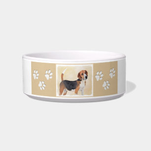 Tigela Harrier Painting (Pintura de Cachorro Original)