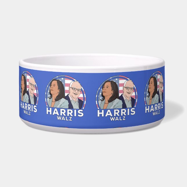 Tigela Harris Walz Election (Frente)