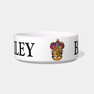 Tigela Harry Potter Gryffindor Crest Dourado e Vermelho