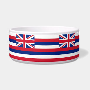 Tigela Hawaii State Flag Pet Bowl