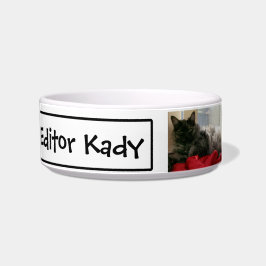 Tigela Hey Wanna Dog ou Cat Bowl por RoseWrite