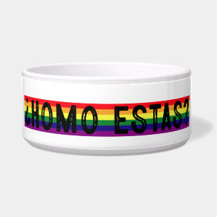 Tigela Homo Estas Mês do Orgulho Gay LGBTQ Espanhol Mexic