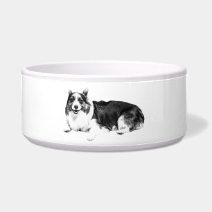 Tigela Hora da Refeição do Corgi Gentil