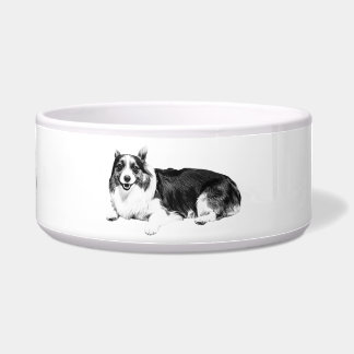 Tigela Hora da Refeição do Corgi Gentil