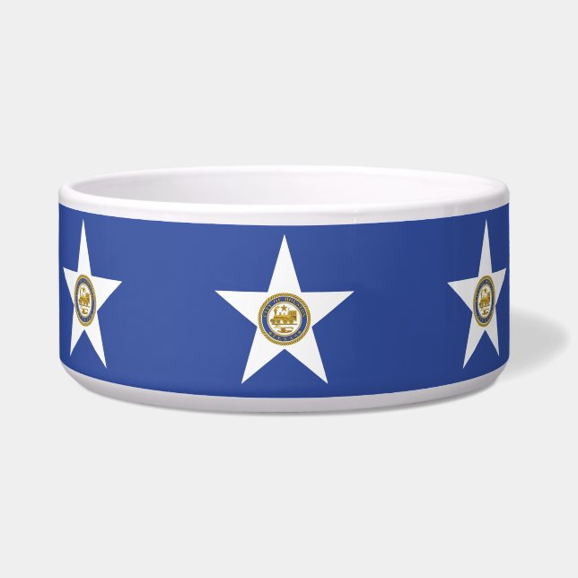 Tigela Houston Flag Pet Bowl (Frente)