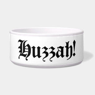 Tigela Huzzah! {Tipografia medieval}
