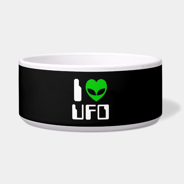 Tigela I Alienígena Heart UFO (Frente)