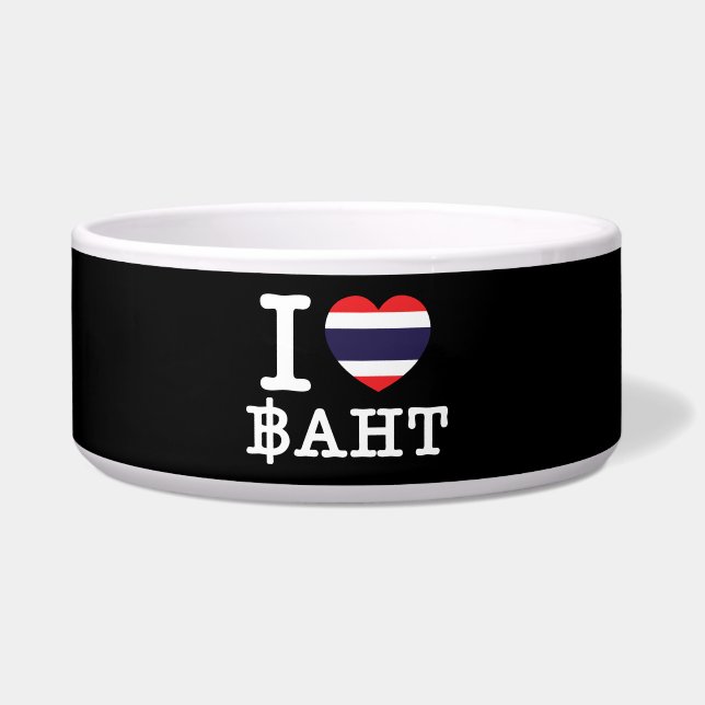 Tigela I Heart (Love) Baht (Frente)