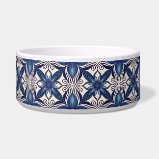 Tigela Ice Blue Flowers