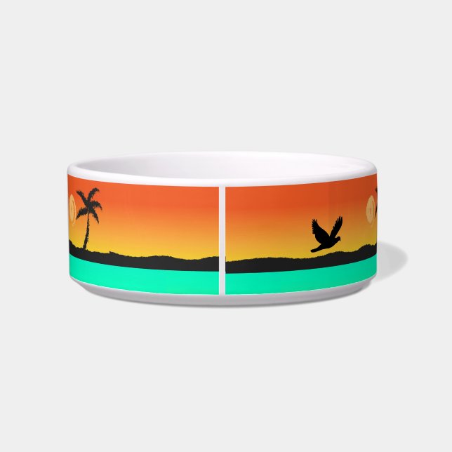 Tigela Ilha Sunset Pet Bowl (Traseira)