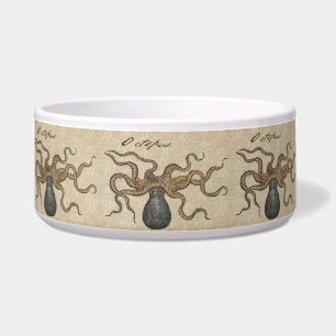 Tigela Ilustração Octopus Vintage Kraken