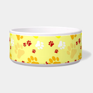 Tigela Impressão amarelo da pata