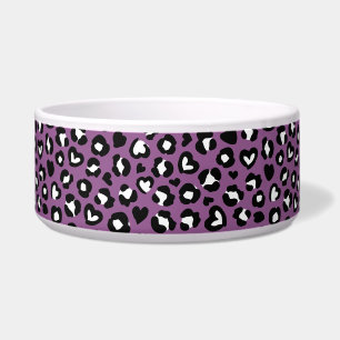 Tigela Impressão Animal, Leopardo Roxo, Manchas de Chita,