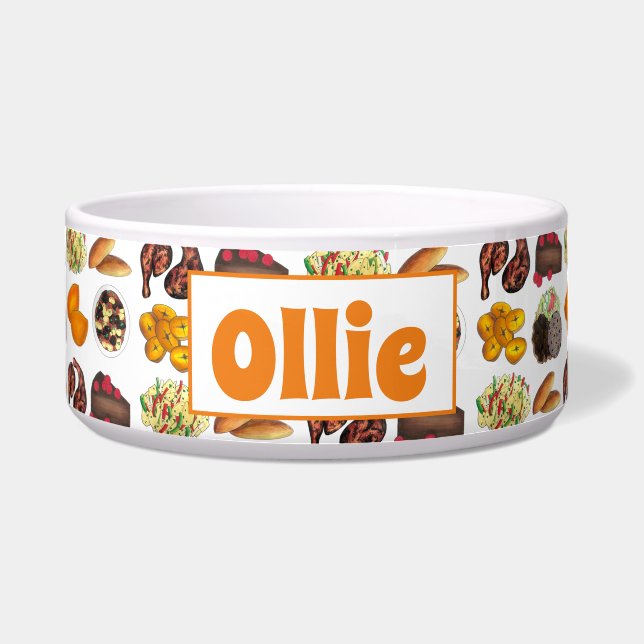 Tigela Impressão de cozinha da Ilha Caribe Comida jamaica (Frente)