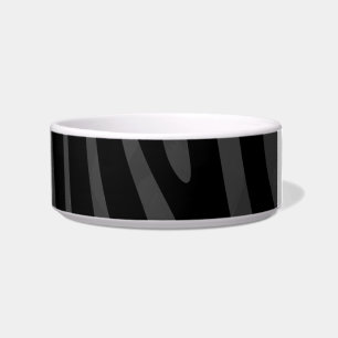Tigela Impressão de Zebra Black e Cinza