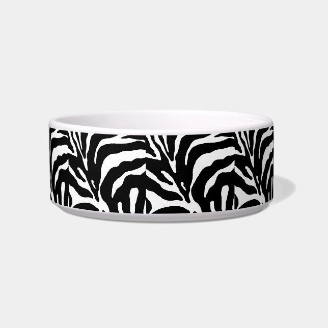 Tigela Impressão em Animais de Stripe Zebra (Frente)