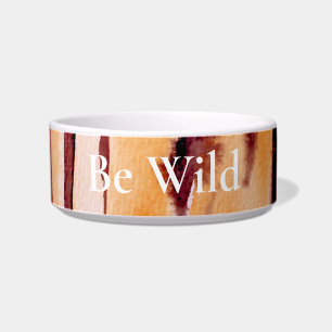 Tigela Impressão em animais laranja Black Tigre