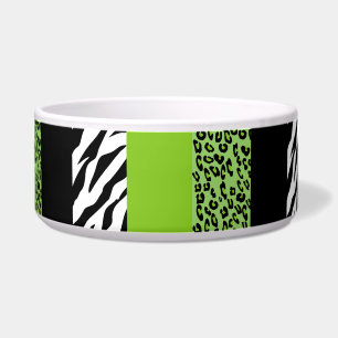 Tigela Impressão Leopardo, Impressão Zebra, Impressão Ani