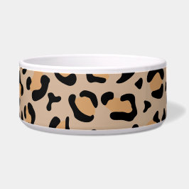 Tigela Impressão Leopardo, Manchas Leopardo, Leopardo Cas