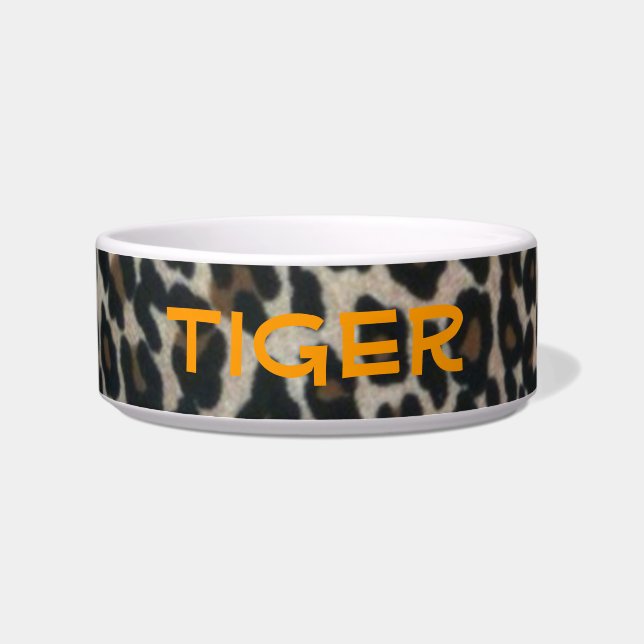 Tigela Impressão personalizada leopardo (Esquerda)