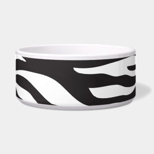 Tigela Impressão Zebra, Banhas Zebra, Preto E Branco