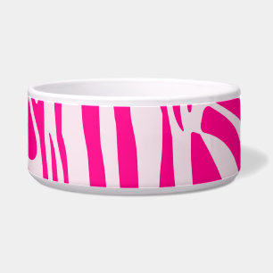 Tigela Impressão zebra rosa