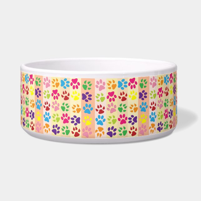 Tigela Impressões de pata (Frente)