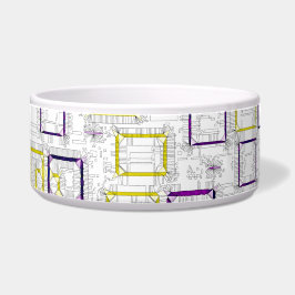 Tigela Interlocando Dimensões Pet Bowl