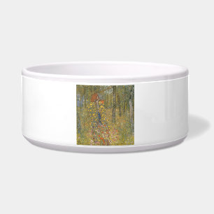 Tigela Jardim de fazenda com Crucifixo (por Gustav Klimt)