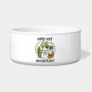 Tigela Jardinagem Plantio Gato Oops Peguei Outra Planta