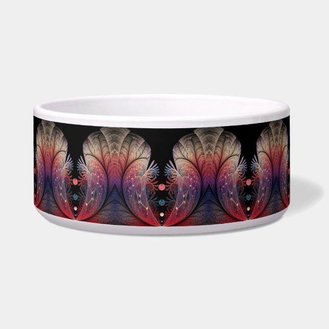 Tigela Jonglage Abstrato Modern Fantasy Fractal Art Bowl (Frente)