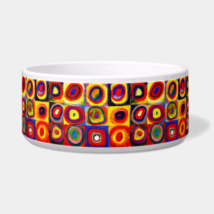 Tigela Kandinsky Farbstudie Quadrate Esquadra Círculos de