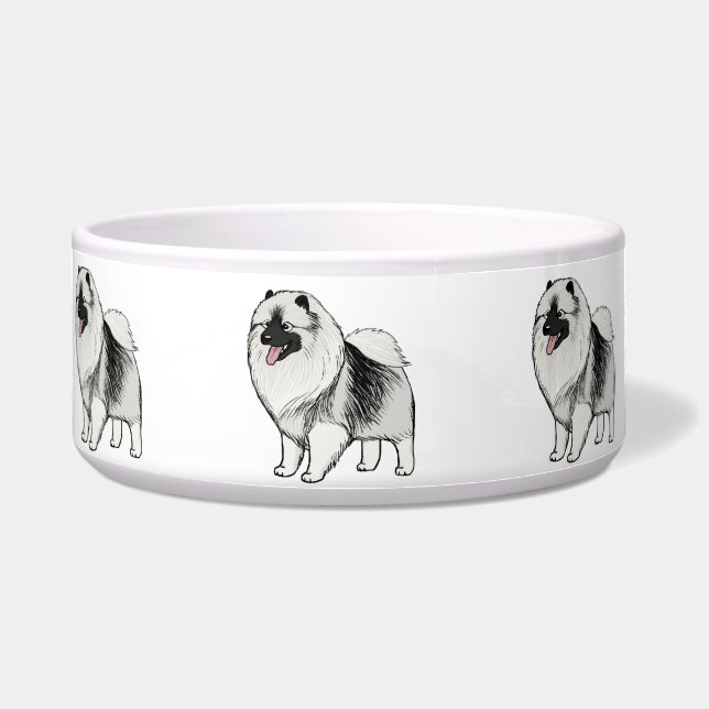 Tigela Keeshond (Frente)