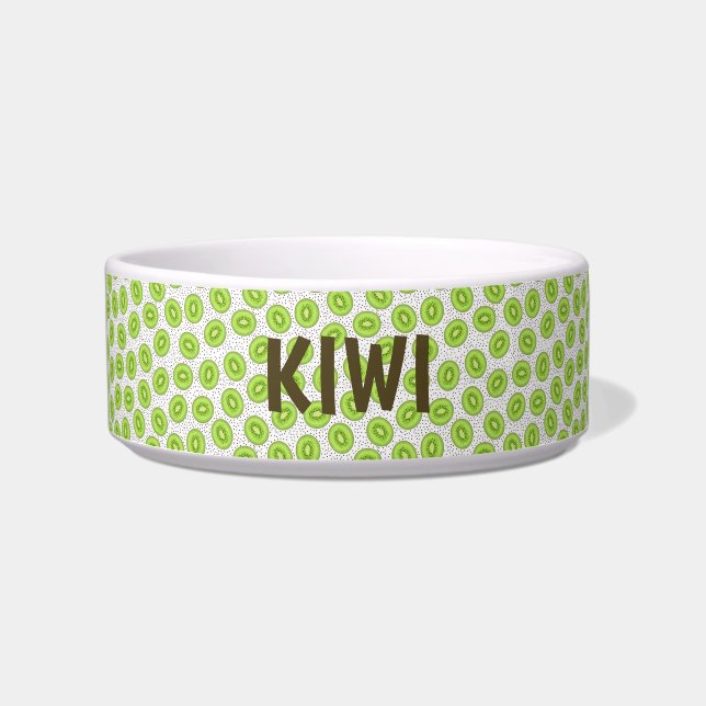 Tigela Kiwi Seeds Cerâmica Pet Bowl (Frente)