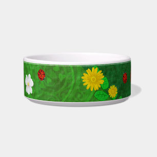 Tigela Ladybug Whimsey 3D Folk Art