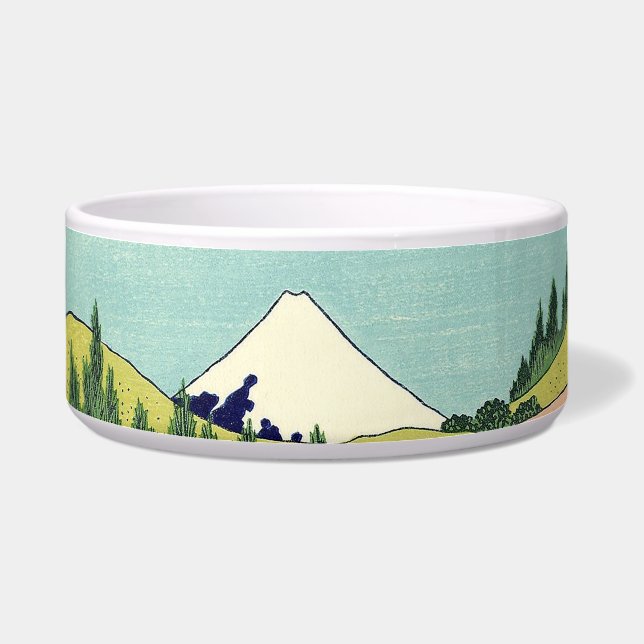 Tigela Lago Hokusai Hakone na província de Sagami (Esquerda)