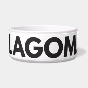 Tigela LAGOM Negrito e Branco