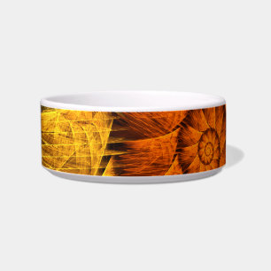 Tigela Laranja Amarelo Amarelo Abstrato