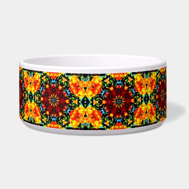 Tigela Laranja Floral (Frente)