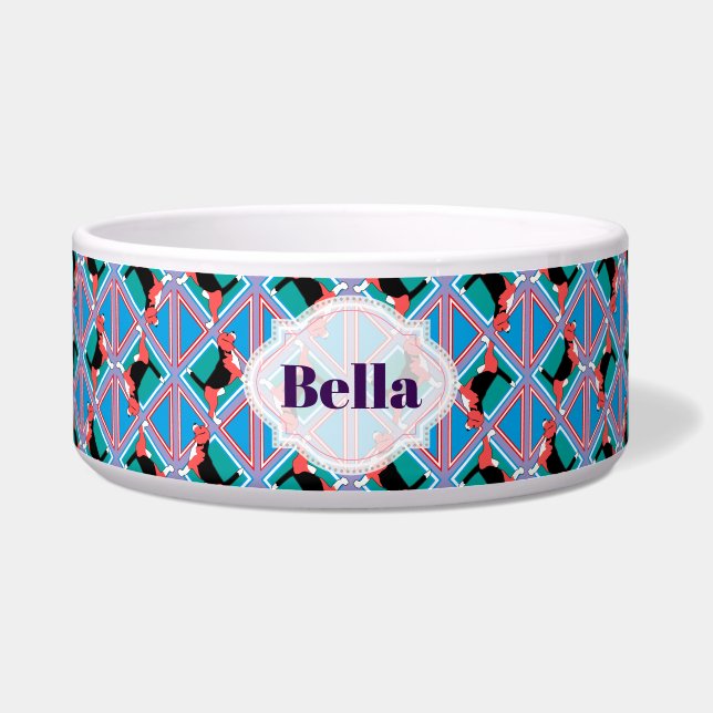 Tigela Large Custom Pet Bowl – Beagle Dog Edition (Frente)