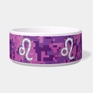 Tigela Leão assine a Camuflagem Digital Rosa Fúchsia