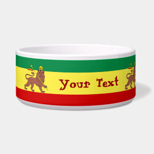 Tigela Leão da reggae de Rasta de Judah