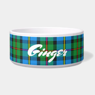 Tigela Legal Pets Scottish Clan MacLeod de Harris Tartan