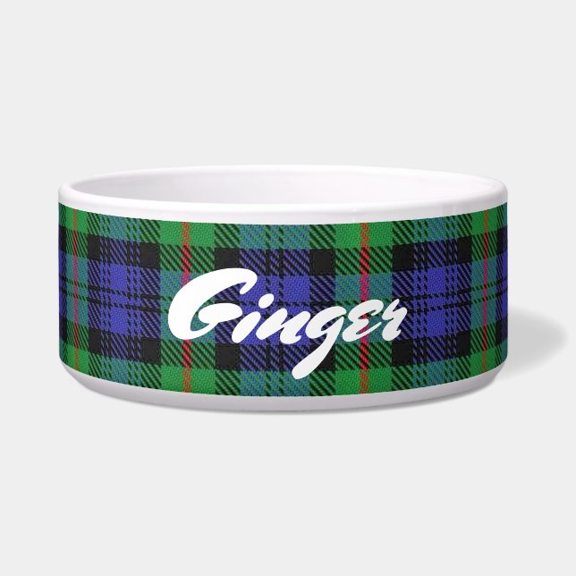 Tigela Legal Pets Scottish Clan Murray Tartan (Frente)