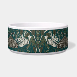 Tigela Leopard Moth e Honeysuckle Botanage